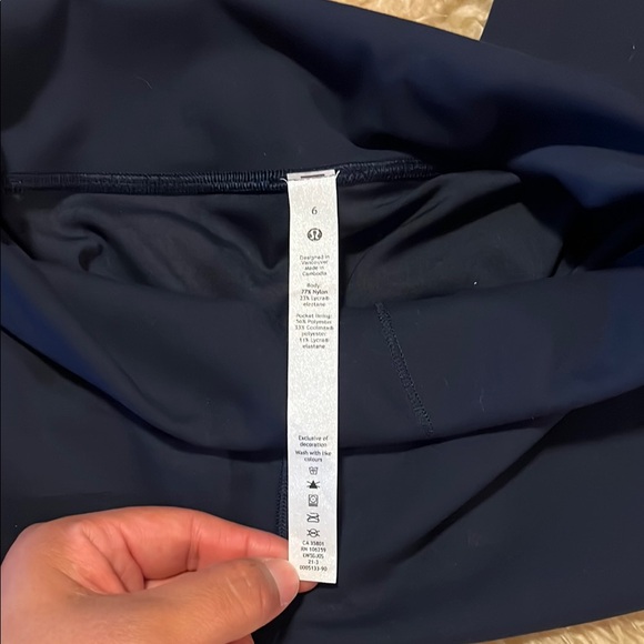 Navy Blue lululemon Leggings - Picture 5 of 6